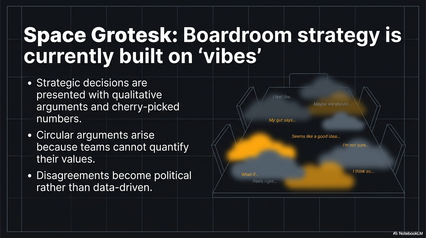 Scenario Presets — Growth Emergency, Control First, Cost Optimizer shift the verdict instantly