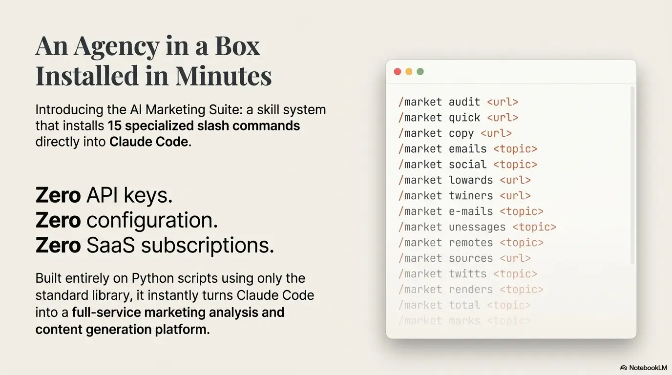 AI Marketing Suite for Claude Code