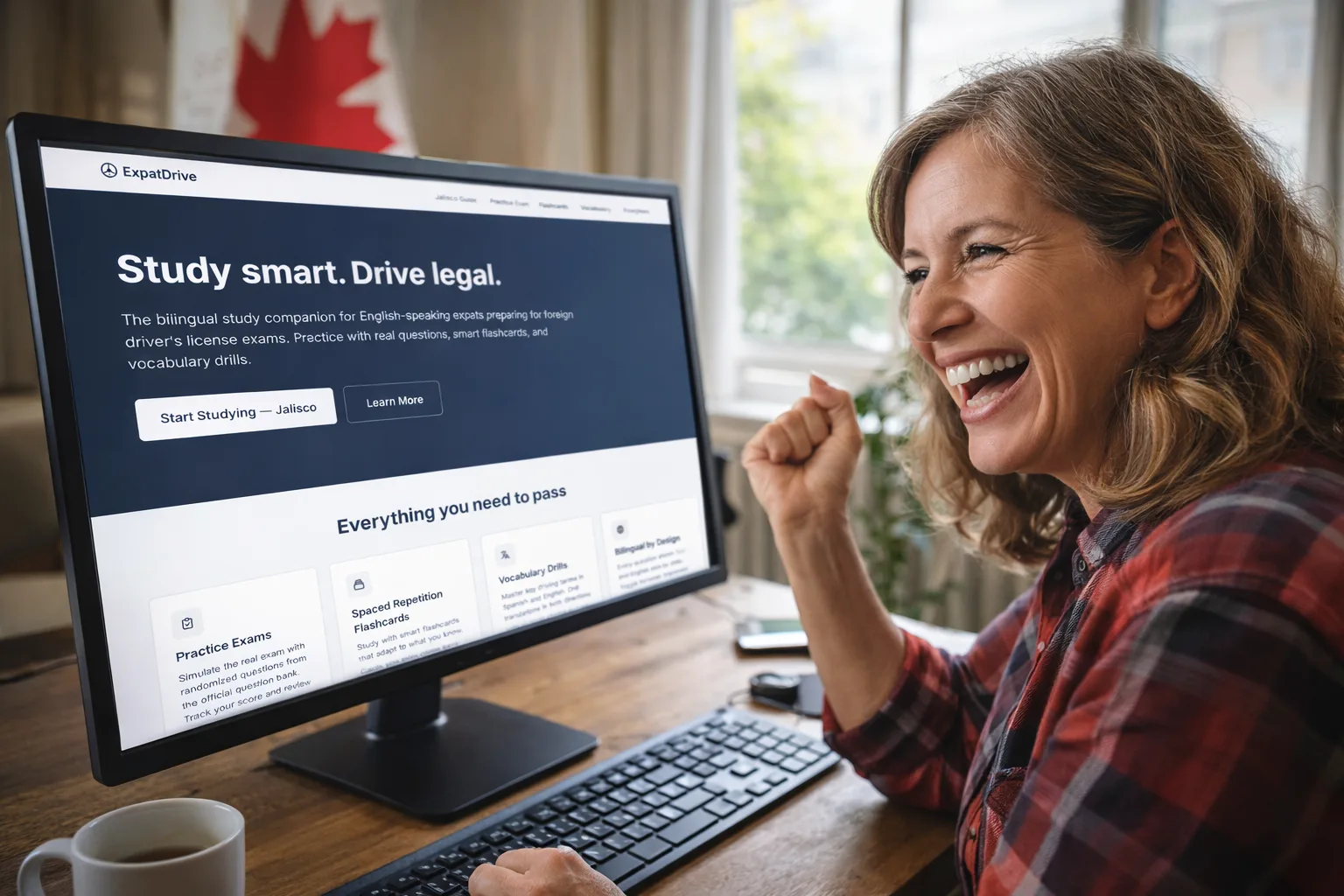 ExpatDrive — Bilingual Driver's License Exam Prep