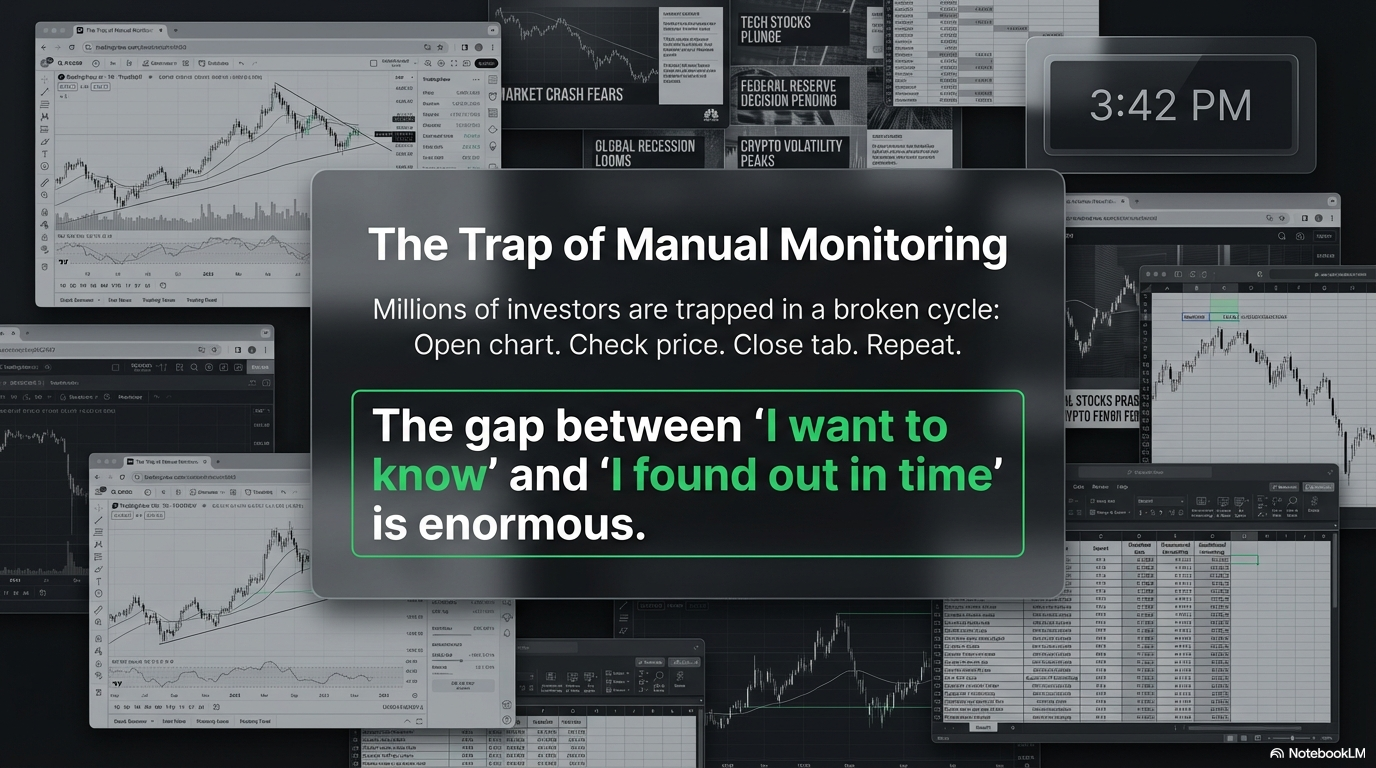 The Trap of Manual Monitoring — the gap between wanting to know and finding out in time